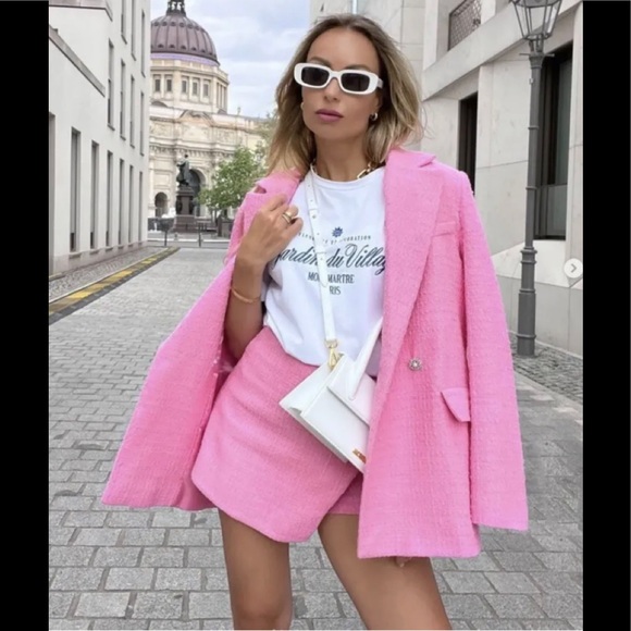 Zara Textured Blazer - Picture 3 of 14